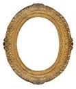 Oval frame Royalty Free Stock Photo