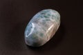 Light blue Dominican Republic Larimar cabochon crystal