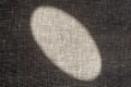 Oval light on the textile