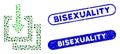 Oval Mosaic Downloads with Distress Bisexuality Seals