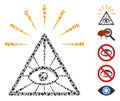 Oval Mosaic Total Control Eye Pyramid