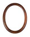 Oval photo-frame Royalty Free Stock Photo