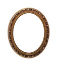 Oval picture frame Royalty Free Stock Photo