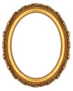Oval Picture Frame Royalty Free Stock Photo