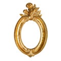 Oval picture frame Royalty Free Stock Photo