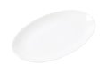 Oval plain white platter Royalty Free Stock Photo