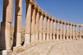 Oval Plaza at Jerash ruins (Jordan)