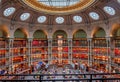 Oval reading room, national library, Paris, France