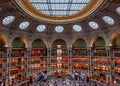 Oval reading room, national library, Paris, France