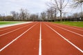 Oval Running Track Royalty Free Stock Photo