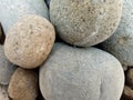 Oval-shaped natural stone