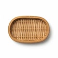 Traditional art of basket weaving, often used for decorative or functio Royalty Free Stock Photo