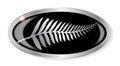 New Zealand Silver Fern Button