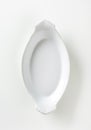 Oval White Ceramic Baking Dish