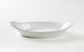 Oval White Ceramic Baking Dish Royalty Free Stock Photo