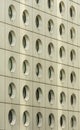 Oval windows of the modern facade Royalty Free Stock Photo