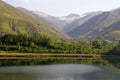 Ovan lake in Alamut Valley , Elborz mountains , Iran Royalty Free Stock Photo