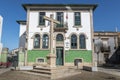 Architectural detail of the house of people Casa do Povo