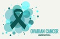 Ovarian cancer awareness Royalty Free Stock Photo