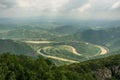 Ovcar Kablar Gorge, Serbia. Meanders of West Morava river, view Royalty Free Stock Photo