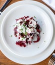 Oven-Baked Beet Chips.Oven-Baked Beet Chips. Royalty Free Stock Photo