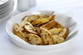 Oven Baked Potato Wedges Royalty Free Stock Photo