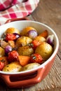 Oven baked vegetables Royalty Free Stock Photo