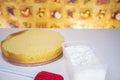 Oven baked yellow cake