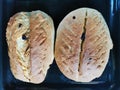 Oven fresh homemade raisin bread