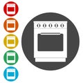 Oven Icon, Stove Icon