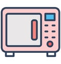 Oven Isolated Vector icon which can be easily modified or edit Royalty Free Stock Photo