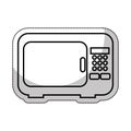 oven microwave isolated icon