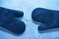 Oven mitts set Royalty Free Stock Photo