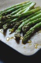 Oven roasted asparagus Royalty Free Stock Photo