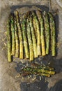 Oven roasted asparagus Royalty Free Stock Photo