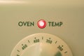 Oven Temp 375 Royalty Free Stock Photo