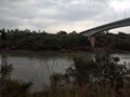 an over bridge over river Chenab at Ambaran near Akhnoor