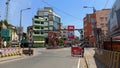 Over bridge shaheed chowk, katihar, Bihar. Empty during COVID 19 lockdown Royalty Free Stock Photo