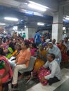 Over Crowd of  Tata Memorial Hospital ; Mumbai Royalty Free Stock Photo