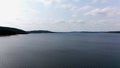 Over the dam at Brombachsee