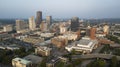 Over the Downtown City Center Skyline of Little Rock Arkansas State Capitol Royalty Free Stock Photo