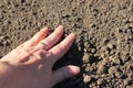 Over-dried soil Royalty Free Stock Photo