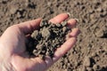 Over-dried soil Royalty Free Stock Photo