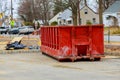 Over flowing Dumpsters being full with garbage