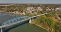 Over the Green River Bridge going into Livermore Kentucky