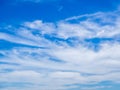 Fluffy clouds blue sky background Royalty Free Stock Photo