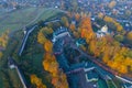 Over the Holy Assumption Pskovo-Pecherskiy Monastery Royalty Free Stock Photo