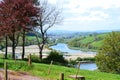 Over Looking River Dart Toward Totnes Devon England Royalty Free Stock Photo