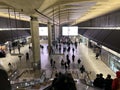 Canary Wharf is a London Underground station at Canary Wharf and is on the Jubilee line Royalty Free Stock Photo