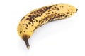 Over ripe banana isolated on white